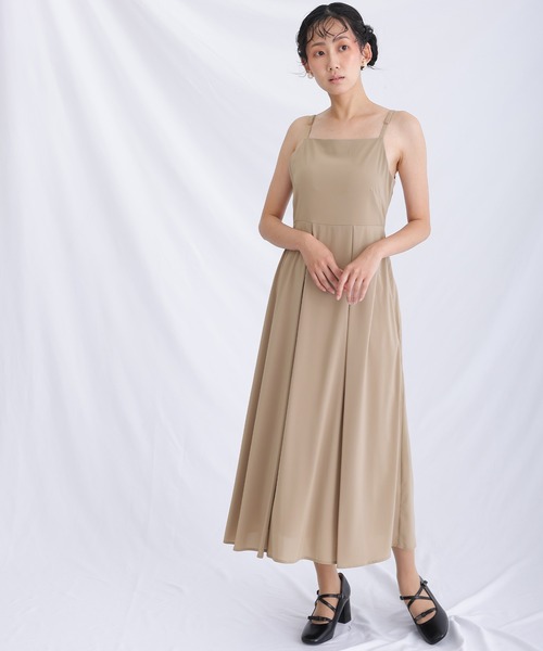 atlo ドレス 結婚式 パーティードレス レースボレロ七分袖