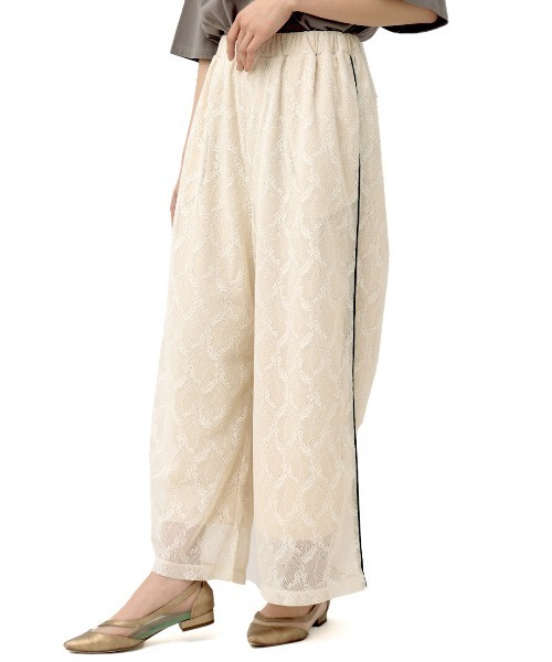 チチカカ（TITICACA） パンツ リーフメッシュレースパンツ レディース