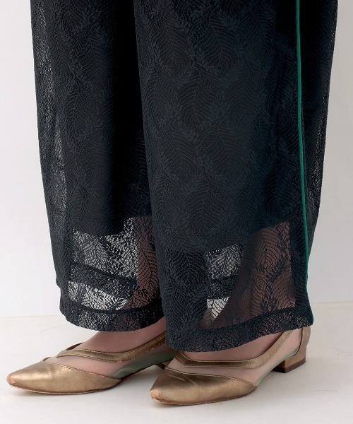 チチカカ（TITICACA） パンツ リーフメッシュレースパンツ レディース