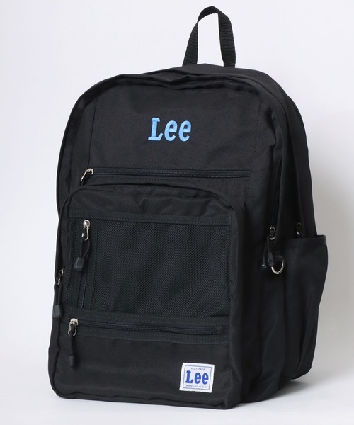 デイバック リュック Lee/リー 撥水 ロゴ ワンポイント刺繍 多ポケット バックパック/リュック/大容量 約35.5L/レディース メンズの画像