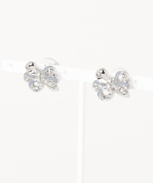 LANVIN en Bleu ピアス リボンモチーフピアス レディース