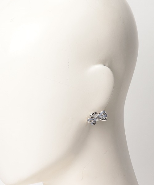 LANVIN en Bleu ピアス リボンモチーフピアス レディース