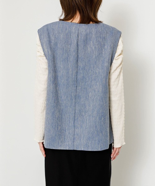 SENSE OF PLACE by URBAN RESEARCH ベスト ジレ キーネック