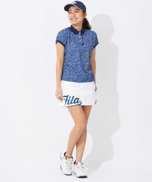 FILAGOLF フィラゴルフ ポロシャツ ネイビー レディース シャツ レディース 半袖 ポロシャツ ゴルフウェア トップス – SPORTEC.JP