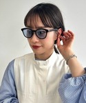 サングラス ウェリントン型 サングラス|クリア...の詳細画像2