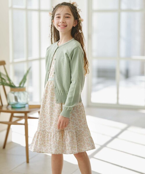 組曲（KUMIKYOKU） ワンピース 「110-140cm」サクラララ・ワンピース