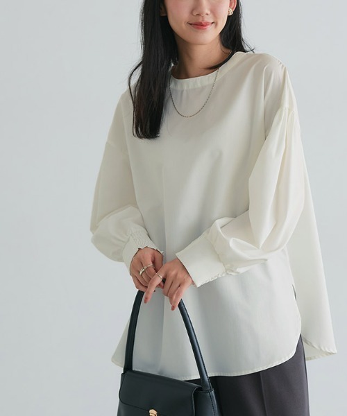トレフルプラスワン　ピエロブラウス【パールボタン】 Tops | TREFLE＋1（トレフルプラスワン） 新品TREFLE+1 ピエロブラウス