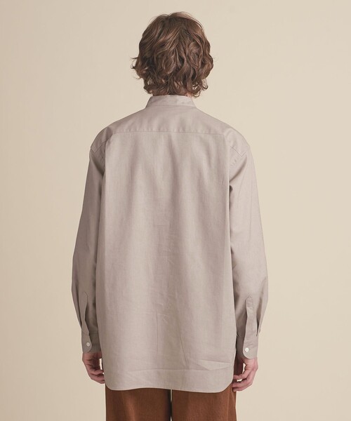 UNITED ARROWS シャツ 「ZOZO限定」ルーズフィット バンドカラー