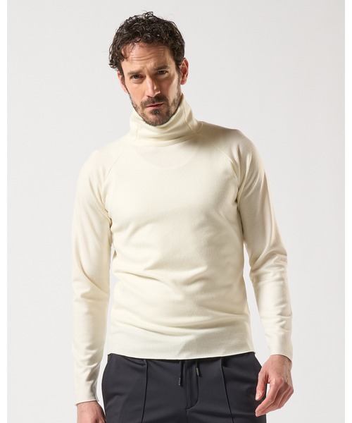 wjk】fine wool mock-neck ニットカットソー wjk - 【予約品】 fine wool mock-neck / ニットカットソー