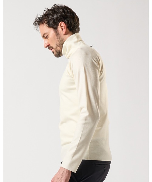 wjk】fine wool mock-neck ニットカットソー wjk - 【予約品】 fine wool mock-neck / ニットカットソー