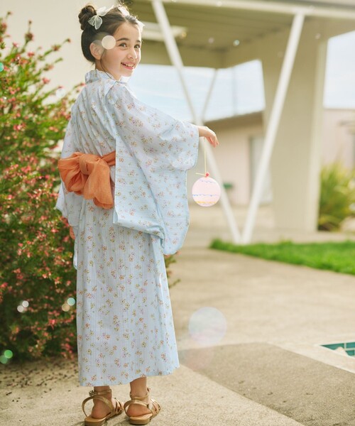 【国内正規総代理店アイテム】 子供 キッズ 「S-Lサイズ」SAKURA 浴衣 組曲 女の子 ZOZOTOWN : 着物・浴衣