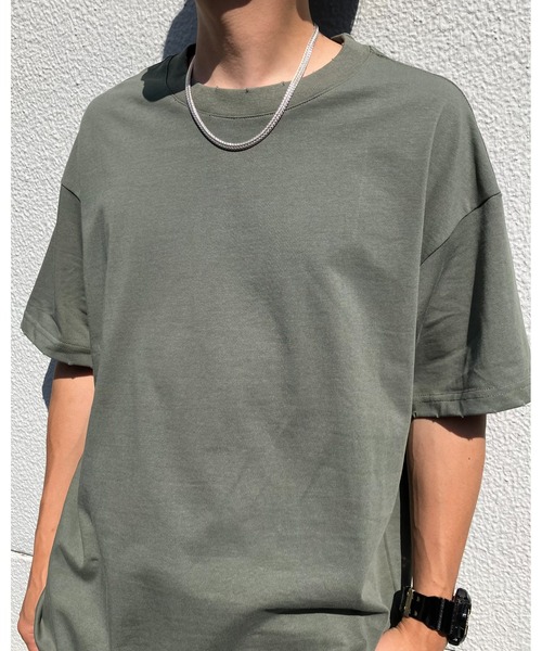 CREARE -LINO- tシャツ ダメージ加工 Tシャツ/カットソー/半袖TOPS