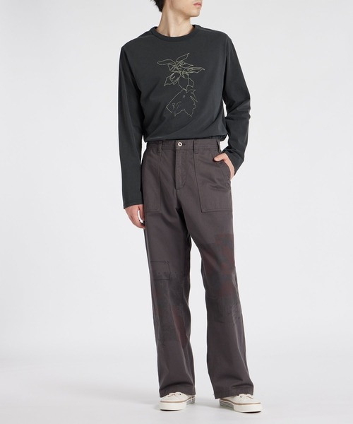 [新品未使用・タグ付き]ポールスミス RED EAR ペイズリー柄 長袖シャツ PS Paul Smith tシャツ RED EAR ”Drawing Object” 長袖