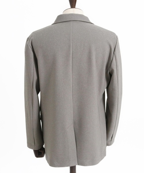 美品✨CIRCOLO テーラード 麻 グレー L メランジ ジャージ メンズ CIRCOLO 1901 チルコロ1901 ピケ ストレッチジャージー テーラード