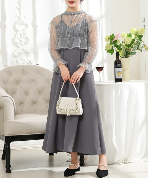 Lace Ladies（レースレディース） ドレス 「2点セット」シアー ボレロ