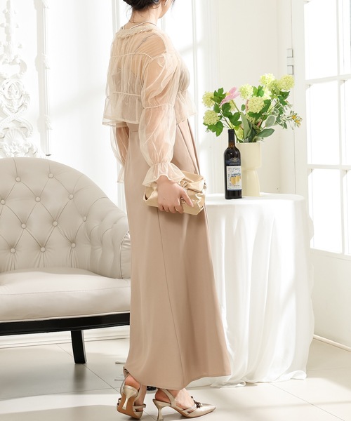 Lace Ladies（レースレディース） ドレス 「2点セット」シアー ボレロ