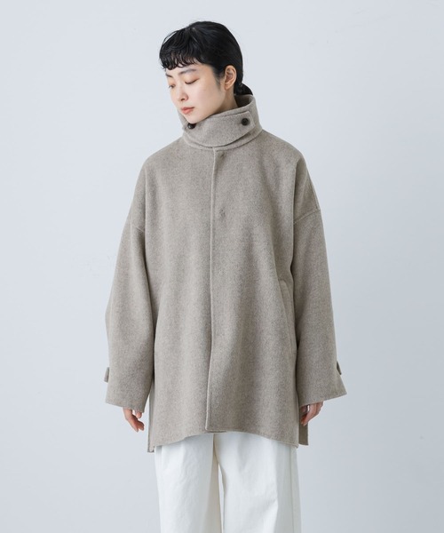タグ付き　かぐれ　ウールスタンドショートコート ウールスタンドショートコート（その他アウター）｜かぐれ