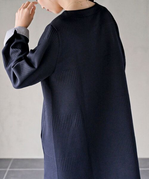 r・p・s（アールピーエス） チュニック ふくれランダムボーダー