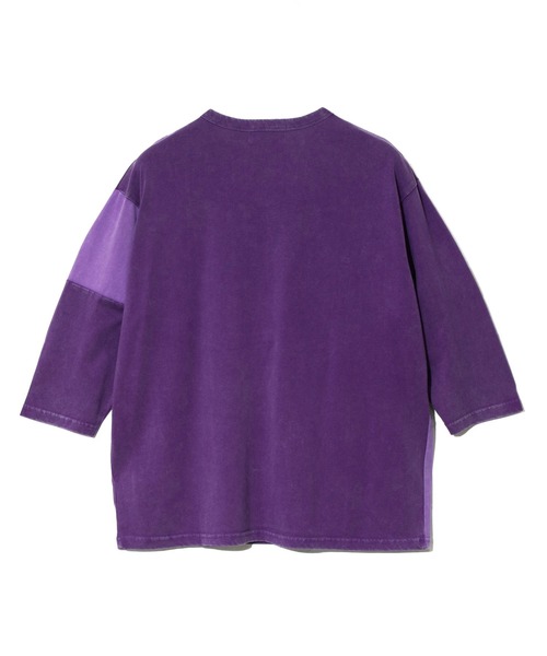tシャツ CUBE SUGAR/キューブシュガー　20/-天竺パウダー加工７分袖リメイク風切替TEE レディース 楽天市場】ロゴTシャツ / 公式 CUBE SUGAR 20/- 天竺 パウダー