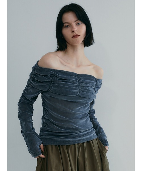 トップス SORIN Soft Sweat Voluminous Gathered Top トップス SORIN Soft Sweat Voluminous Gathered Top SORIN tシャツ