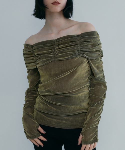 トップス SORIN Soft Sweat Voluminous Gathered Top トップス SORIN Soft Sweat Voluminous Gathered Top SORIN tシャツ