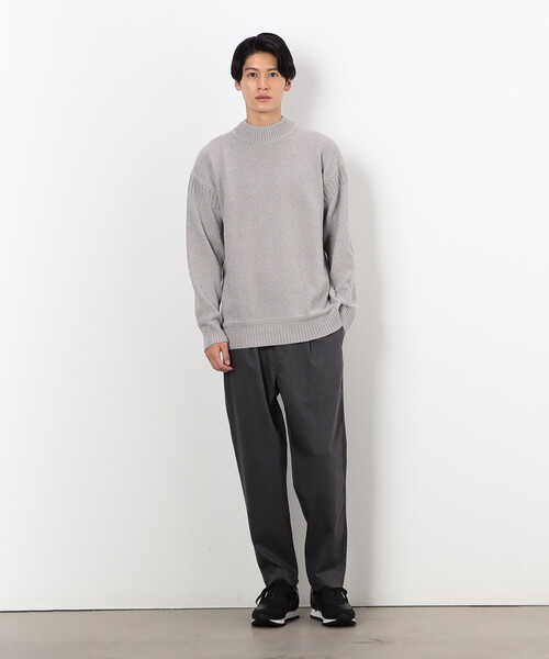 COMME CA ISM セーター ニット モックネック モールニット プル  