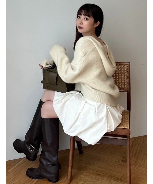 FRAYI.D タックバルーンスカート FRAYI.D タックロングバルーンスカート BLU 0サイズ - メルカリ