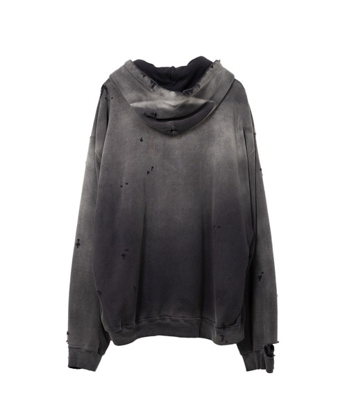 メゾン ミハラヤスヒロ】サンフェードフーディーブラック44