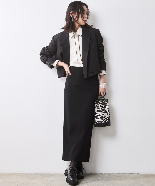 ブラウス シャツ 配色パイピングソフトシャツ 「大きいサイズ有」シックスタイル レディース CHIC STYLE ブラウス シャツ 配色パイピングソフトシャツ