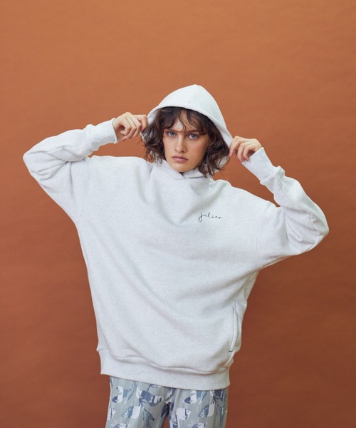 パーカー Julier 30/7裏毛フーディー レディース