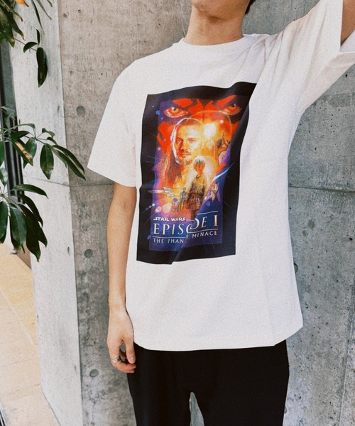 スターウォーズ Tシャツ 黒 エピソード1 ファントム・メナス STAR WARS tシャツ 「スター・ウォーズ/STARWARS／ファントム
