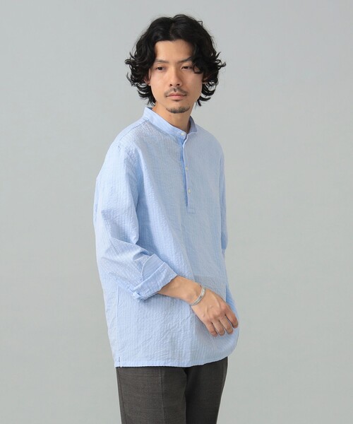 GUY ROVER（ギローバー） シャツ 「別注」GUY ROVER / シアサッカー