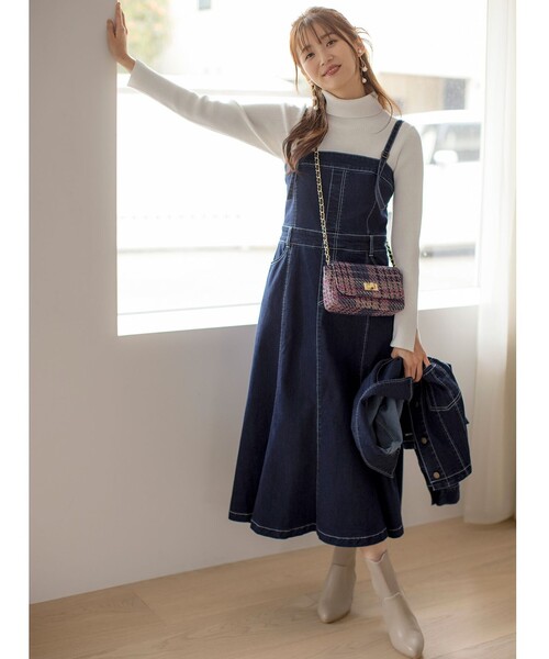 ANY SIS（エニィスィス） ワンピース 「洗える」ストレッチライト