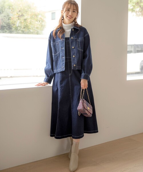 ANY SIS（エニィスィス） ワンピース 「洗える」ストレッチライト