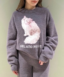 最新入荷商品一覧 | gelato pique パジャマ ルームウェア ベビモコCATジャガードプル ルームウェア・パジャマ
