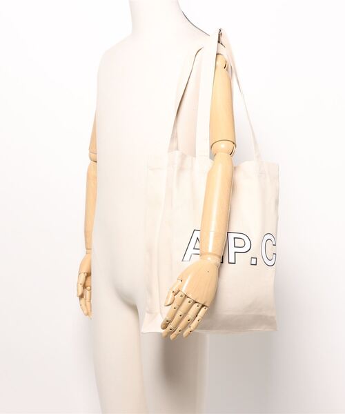 【関税込み】A.P.C. ホワイト スモール Louise トートバッグ A.P.C.のホワイト スモール Louise トートバッグがセール中