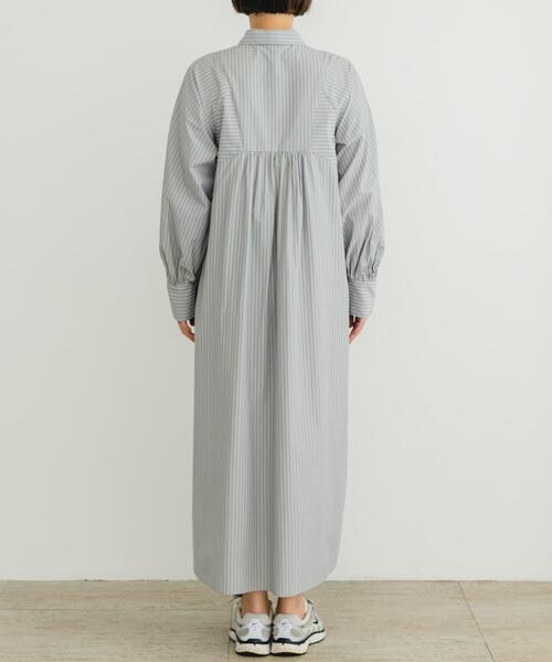 F by ROSSO（エフバイロッソ） ワンピース カラーストライプシャツ