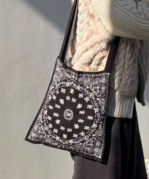 KNT365 トートバッグ Knitty Paisley レディース メンズ : ZOZOTOWN