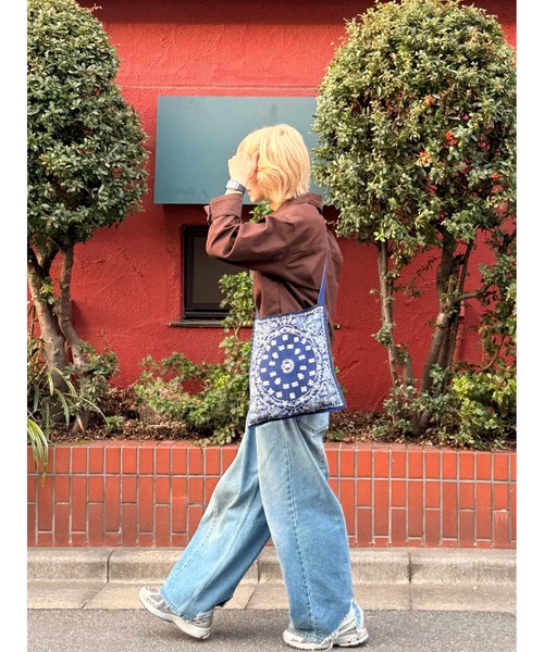 未使用☆KET365プラス グリーン 収納袋付き KNT365 トートバッグ Knitty Paisley レディース メンズ : ZOZOTOWN