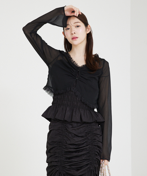 SELFIST（セルフィスト） ブラウス シャツ 「InRed掲載」セットアップ