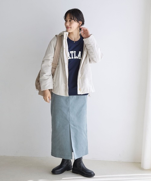 「GLOBAL WORK」 ブルゾン MEDIUM アイボリー レディース_画像2