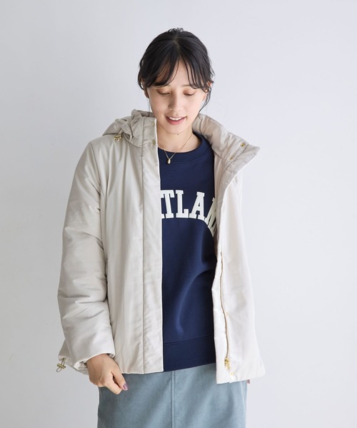 「GLOBAL WORK」 ブルゾン MEDIUM アイボリー レディース_画像4