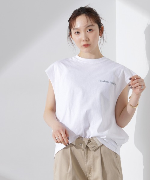 tシャツ 「RUSSELL ATHLETIC」「別注」ノースリーブT レディース RUSSELL ATHLETIC】＜別注＞ノースリーブT（Tシャツ/カットソー