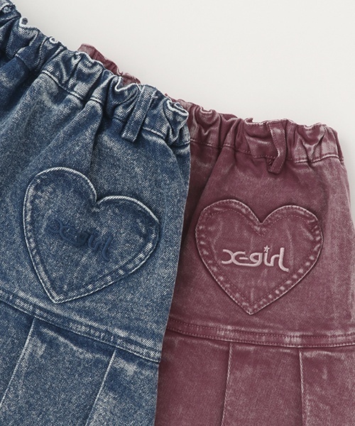 X-girl Stages（エックスガールステージス） スカート ハートポケット