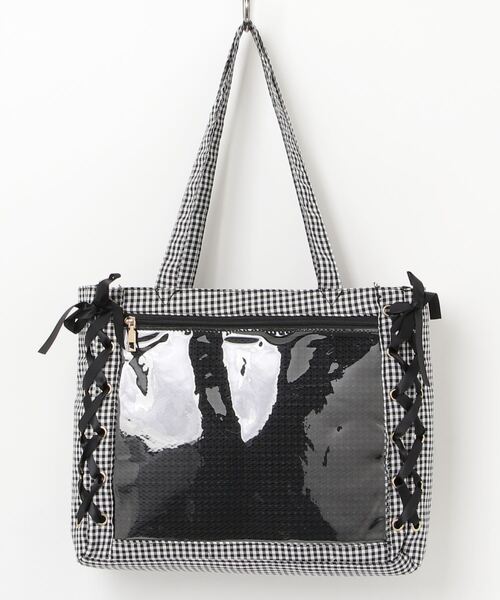 FREE STYLISTS ボストンバッグ Y2K チェック柄 オーロラ姫痛バッグ