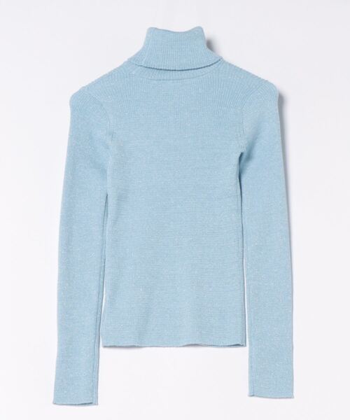 「jouetie」 タートルネックニット MEDIUM ライトブルー レディース_画像2