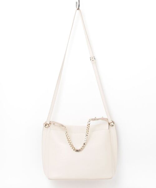 FURLA ベージュ レザー 2wayバッグ 極美品・保存袋付】FURLA フルラ 2way ハンドバッグ レザー ベージュ