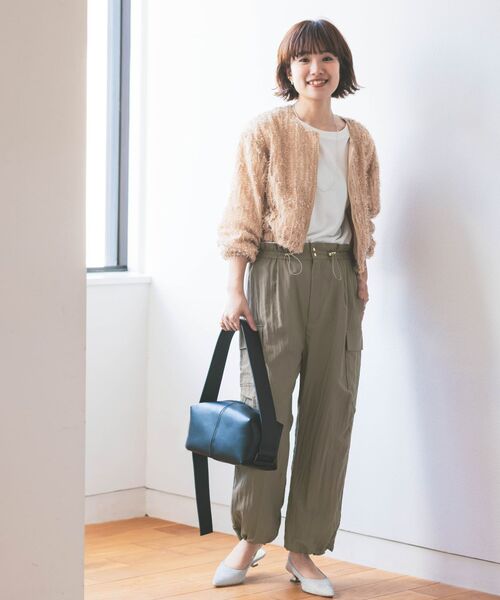 パンツ ドロストデザインワークパンツ 「低身長・小柄女性
