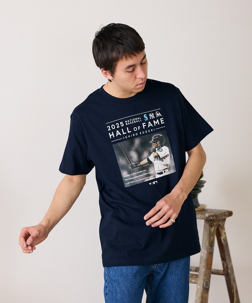 イチロー　記念TシャツM MLB tシャツ MLB/エムエルビー Fanatics イチロー HOF記念 T