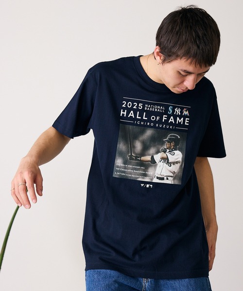 イチロー　記念TシャツM MLB tシャツ MLB/エムエルビー Fanatics イチロー HOF記念 T